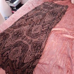 Mocha and Black Maxi Skirt